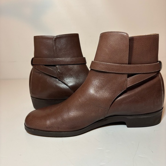 E. Vogel NYC Custom Chelsea Leather Ankle Brown Boots Women’s Size 10 7” Height - Picture 4 of 12